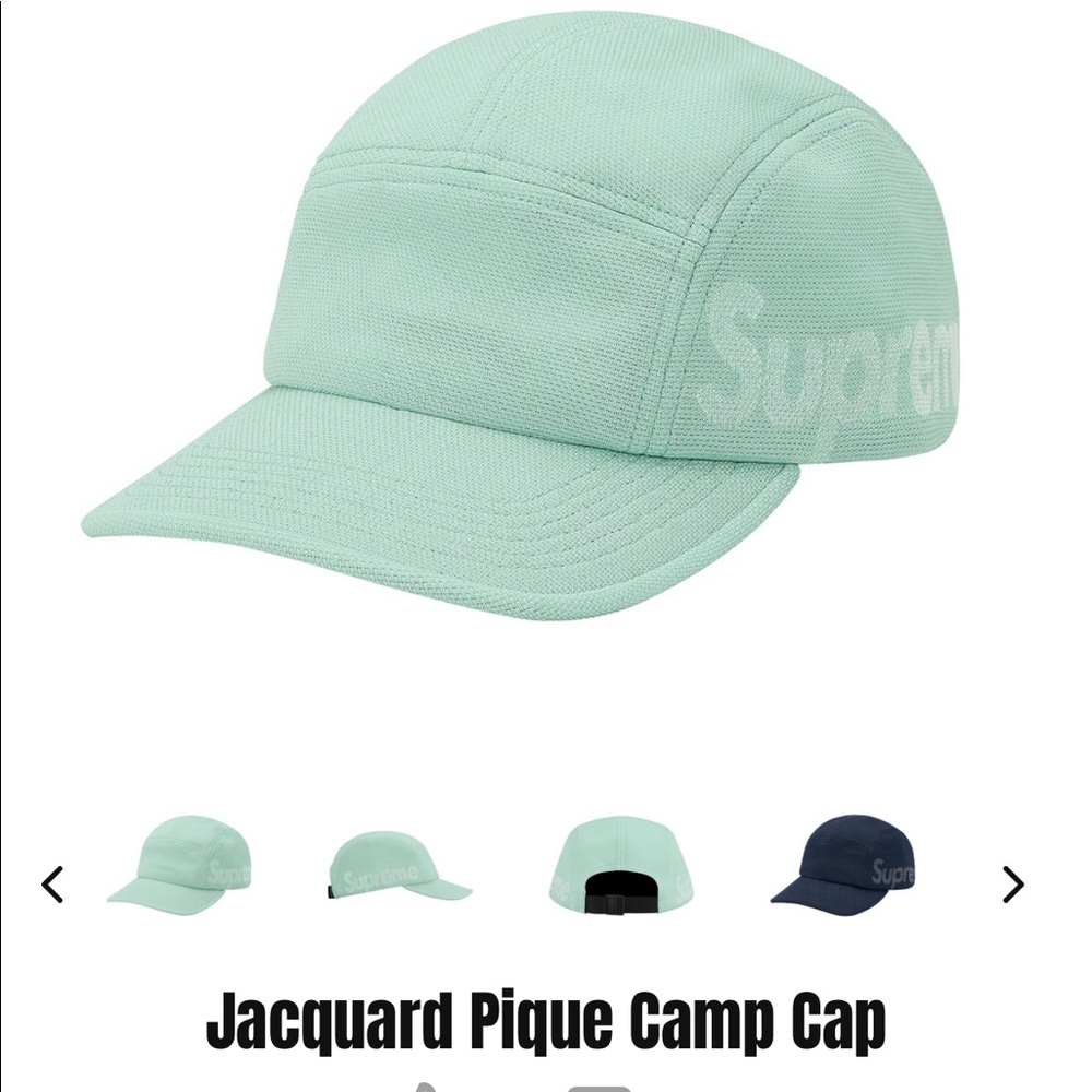 Supreme jacquard pique cap buckle latch